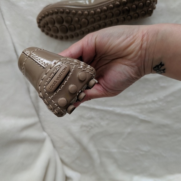 LOUIS VUITTON Leather Oxford Ballerina Flats 36 - Picture 5 of 8